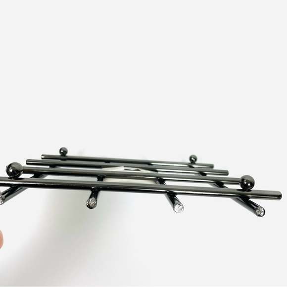 Square Black Onyx Decorative Design Kitchen Trivet - Picture 3 of 6